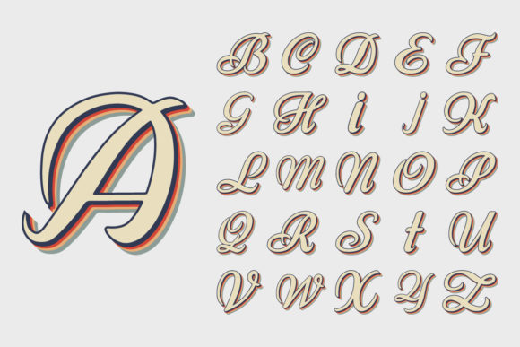 A to Z Vintage Alphabet Bundle: A Designer’s Take on Retro Graphics for Small Business Branding