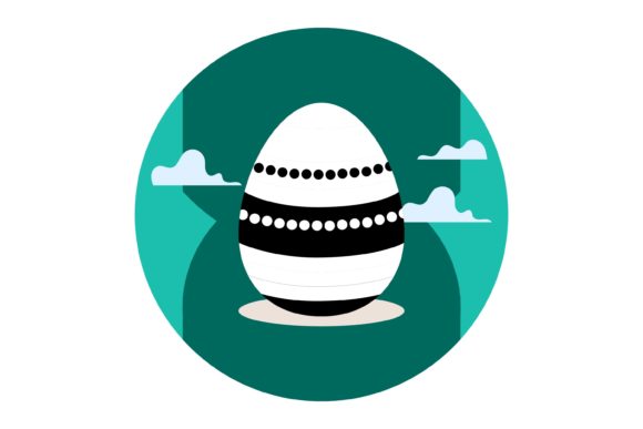 Easter Egg Green Background: A Fresh Graphic Design Freebie for Crafters