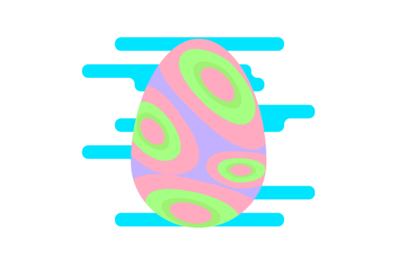 Easter Egg Icons Cute Clipart Background Review for Embroidery Projects