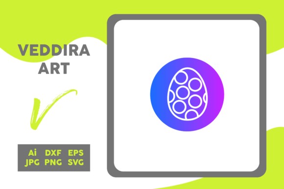 Easter Icon Egg Big Circle Gradient: A Designer’s Perspective