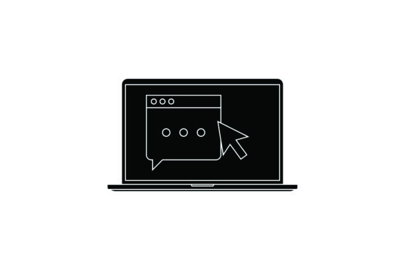 Flat Icon Laptop Cursor Black Filled: A Practical Design Freebie for Creative Projects