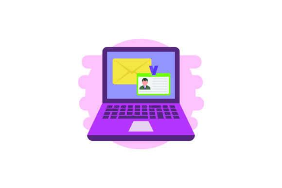Flat Laptop Icon for Graphics and Freebies: A Must-Have for Handmade Creators
