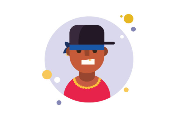 Icon Character Boy Circle Bubble Vector: A Versatile Freebie for Creative Projects