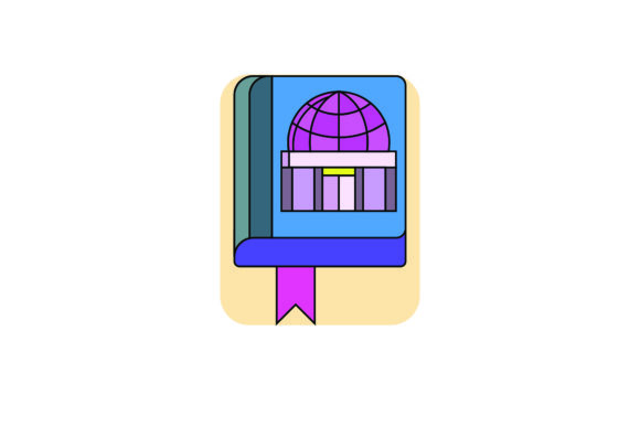 Icon Space Cute Book Color Outline – A Graphics Freebie for Real Crafting