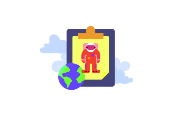 Icon Space Cute Data Yellow – A Versatile Embroidery Design for Real Projects