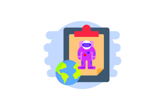 Icon Space Cute Graphics for Small Business Branding