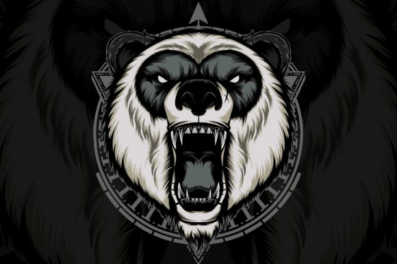 Panda Illustration: A Versatile Graphic Design Asset for Local Business Branding
