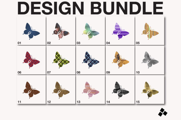 Sublimation Butterfly Backgrounds for Real Crafting Projects