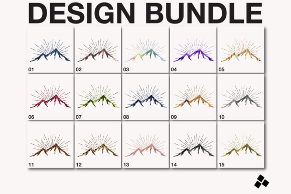 Sublimation Mountain SVG Design: A Versatile Graphic Asset for Creative Projects