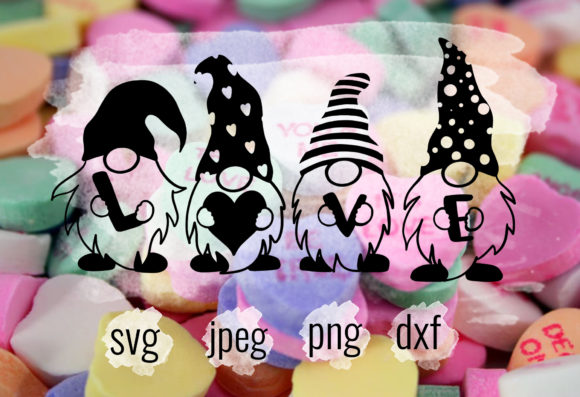 Valentines Day Love Gnomes SVG: A Festive Graphic Design Asset for Crafts