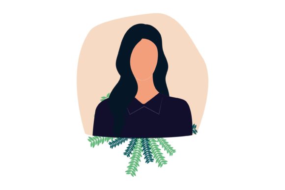 Woman Character Modern Style – A Freebie Graphic Asset for Small Business Branding